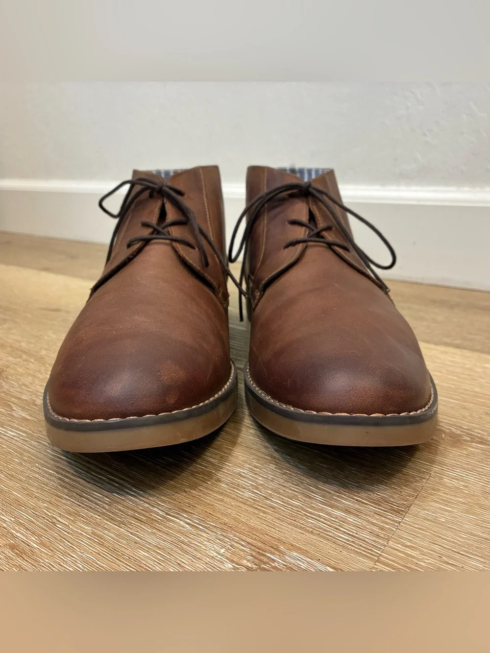 Sperry Men's Newman Chukka Boots In Brown Leather Size 13  Excellent Condition